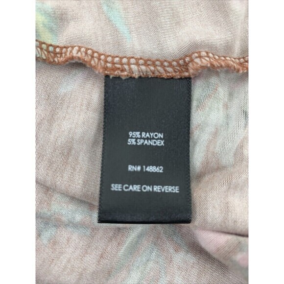 Torrid Orange Floral Super Soft Midi Dress Scoop Tank 14939048 Womens Plus 2X - Picture 11 of 13